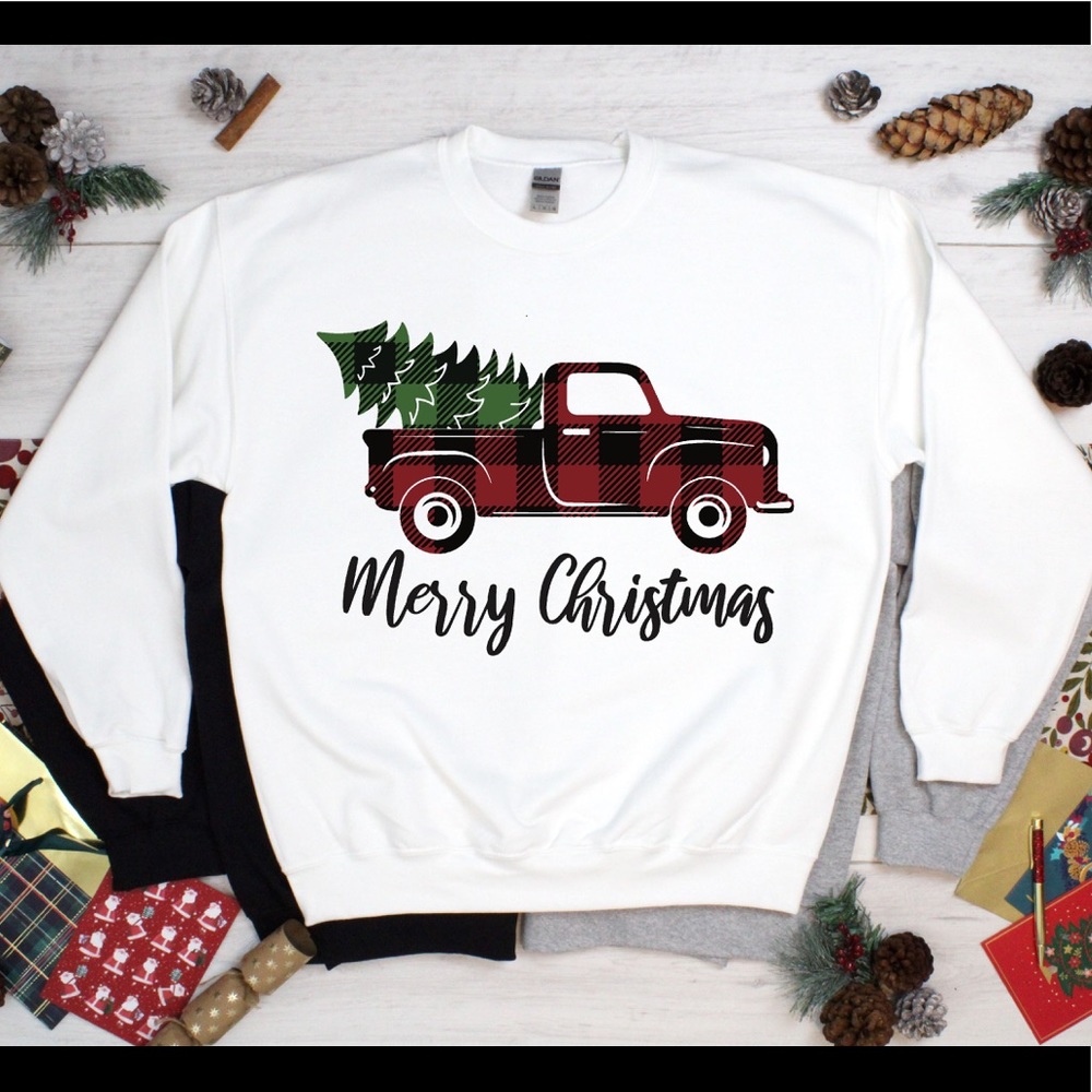 Merry Christmas crew neck